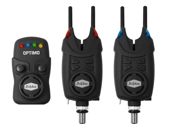 Set Avertizori PescuitDELPHIN Optimo 9V + CSWII + Snag,3+1 Reducere extra