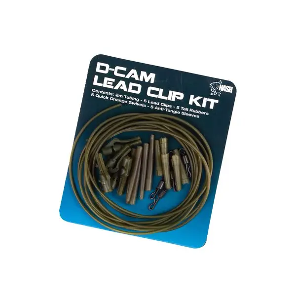 Ofertă specială Set accesorii NASH pentru monturi lead clip pack d-camo