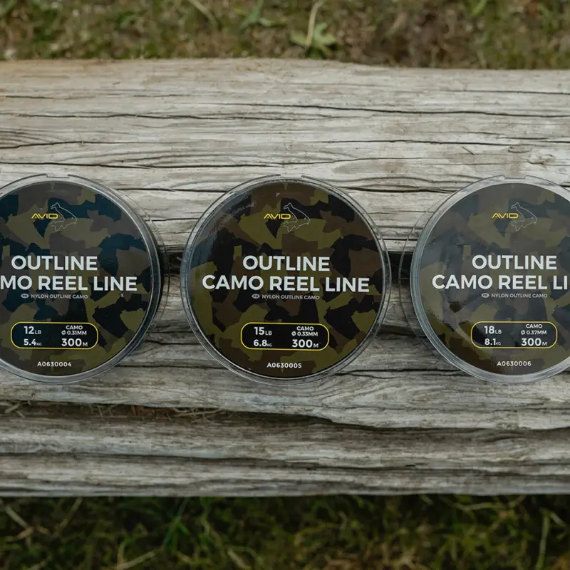 Fir Monofilament Avid Outline Camo Reel Line 300m Livrare expres