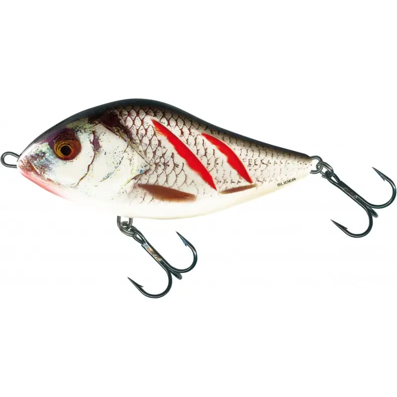 Reducere specială Vobler SALMO Slider Sinking, Wounded Real Grey Shiner, 7cm- 21g
