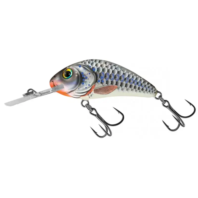 Ultima șansă Vobler Salmo Rattlin Hornet Floating, Silver Holographic Shad , 3.5cm