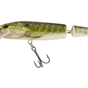 Bestseller Vobler Salmo Pike Jointed Deep Runner , Real Pike, 11cm, 14g