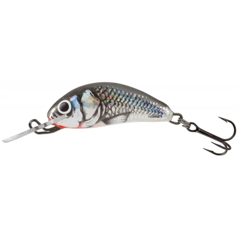 Livrare expres Vobler SALMO Hornet Sinking 2.5cm Holographic Grey Shiner