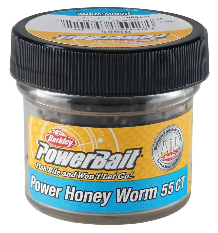 Naluca Viermi Artificiali Berkley PowerBait Power Honey Worm Spring Green, Garlic Flavour, 60g, 25buc/borcan Cumpărături sigure