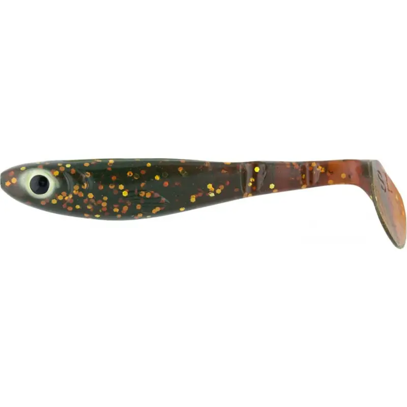 Premium Set Shaduri ABU GARCIA McPerch, 7,5cm, 3,7g, Motor Oil, 8buc/plic