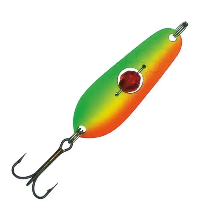 Lingurita Oscilanta Kuusamo Rasanen Helmi, 4cm, 6g, GR/FYe/R-S UV Calitate înaltă