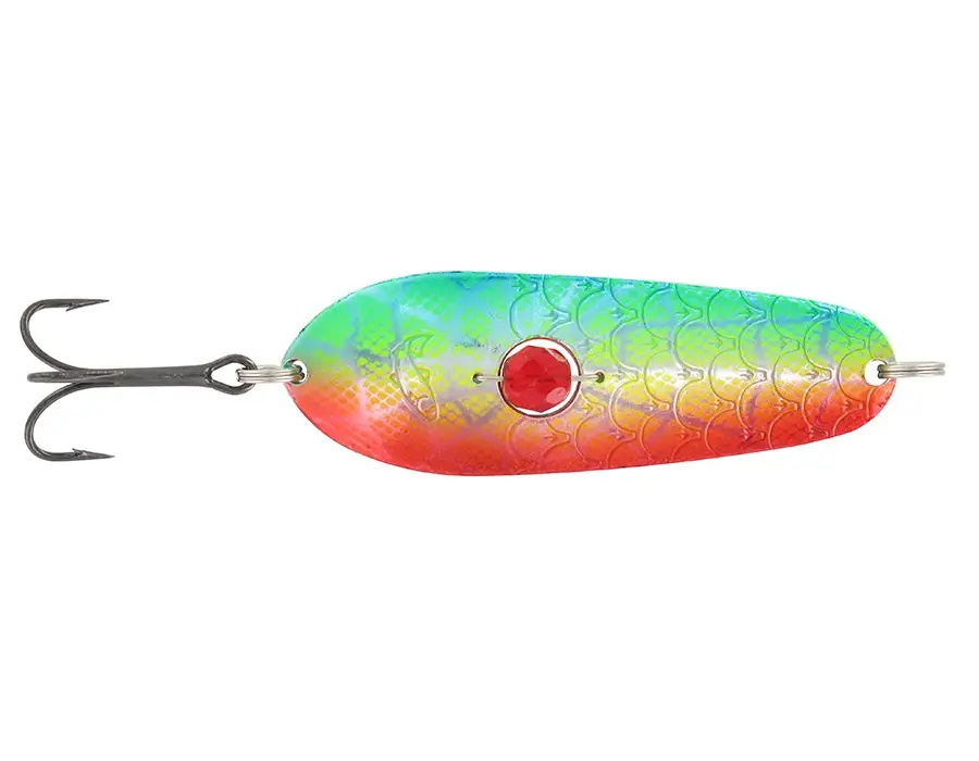Lingurita Oscilanta Kuusamo Rasanen Helmi, 7cm, 20g, GR/FYe/R-S UV Disponibil imediat