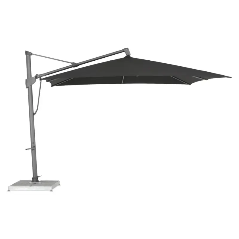 Ofertă de sezon SOMBRANO PLUS Umbrelă pătrată, bază inclusă, 350x350cm