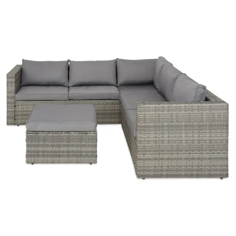 BORELLO Set mobilier terasă/grădină, colțar 3 piese Reduceri