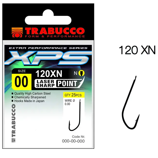 Ofertă limitată Carlige Trabucco XPS 120XN, 25 buc/plic