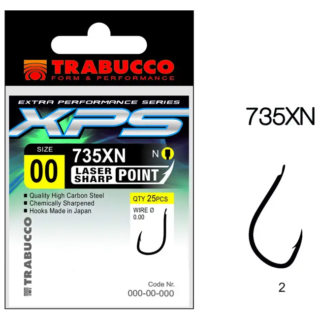 Carlige TrabuccoXPS 735XN, 25buc/plic Reducere