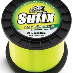 Fir Monofilament Sufix Key Lime IGFA, Neon Lime Fluo, 600m Ieftin