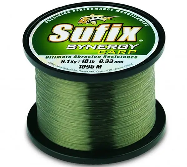 Fir Monofilament Sufix Synergy Carp, Trans Green, 1000m Calitate înaltă
