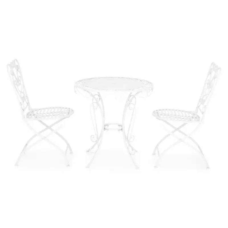 Premium VIENNA Set mobilier terasă/grădină, 2 scaune și masă