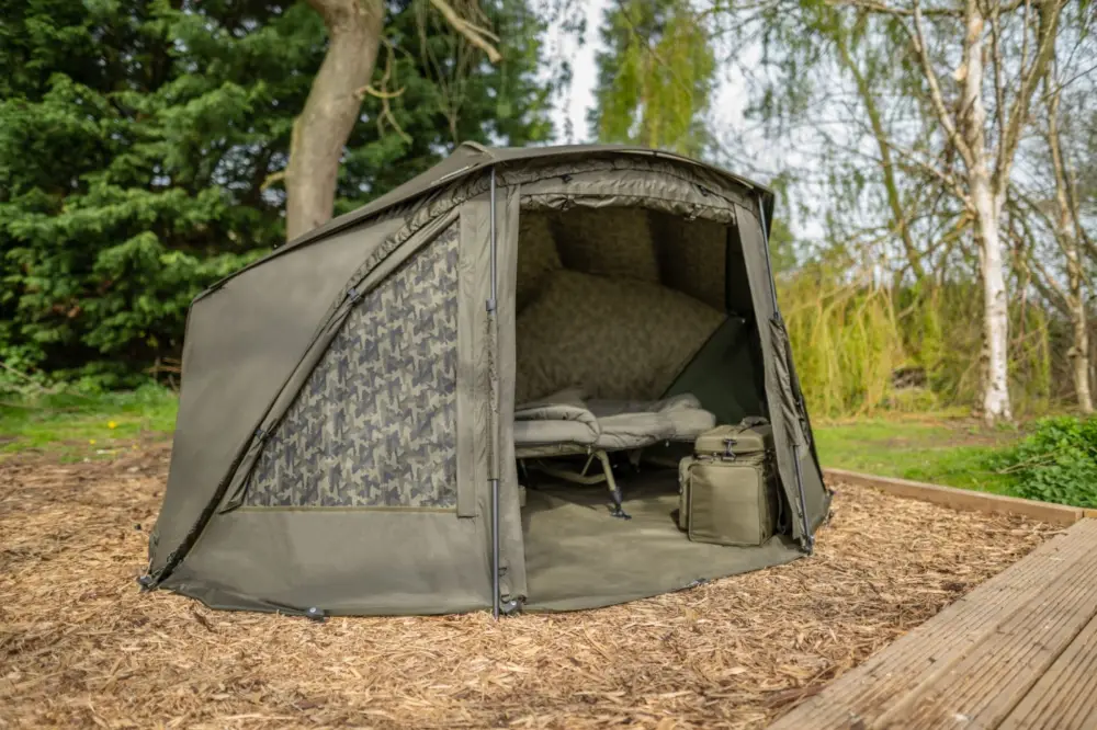 Cort Pescuit Avid Carp HQ Dual Layer Brolly System Disponibil imediat