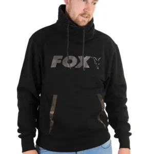 Cel mai vândut Hanorac Fox Black/Camo High Neck