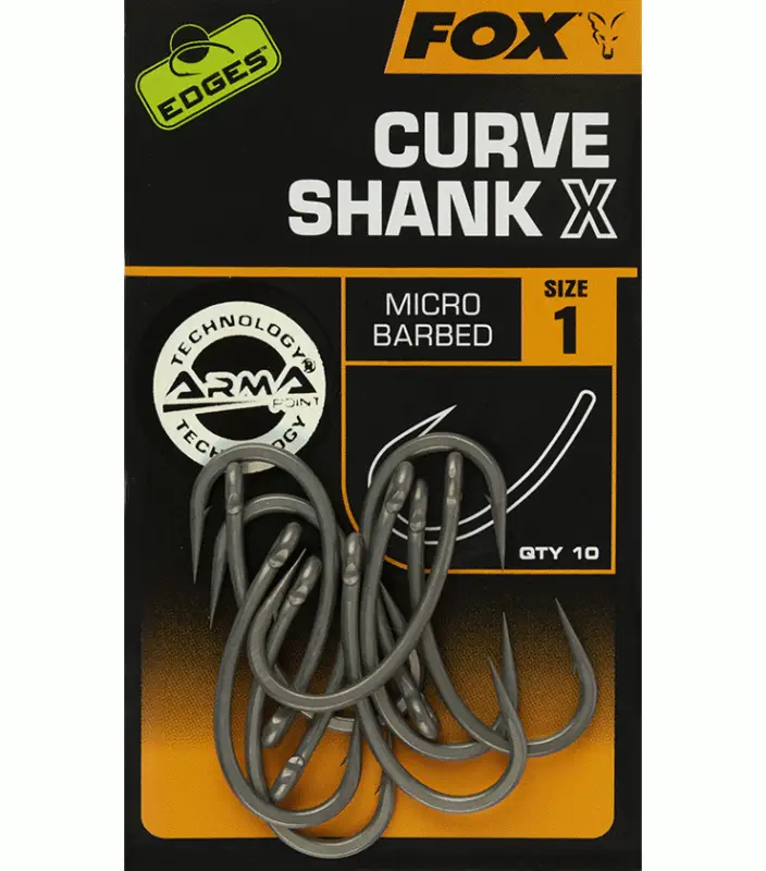Carlige FOX Edges Curve Shank X, 10buc/plic Plată sigură