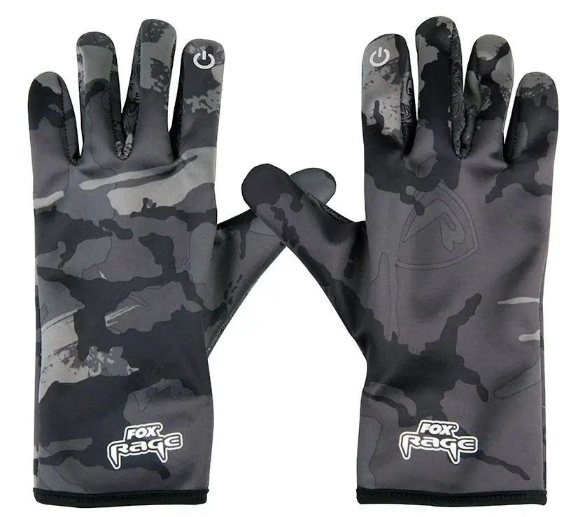 Manusi FOX Rage Thermal Camo Gloves Popular