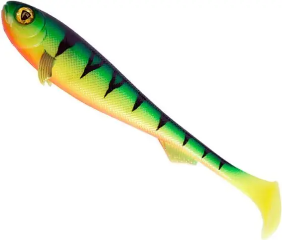 Cumpărături sigure Shad Fox Rage Super Slick Shad UV, Firetiger, 23cm, 2buc/plic