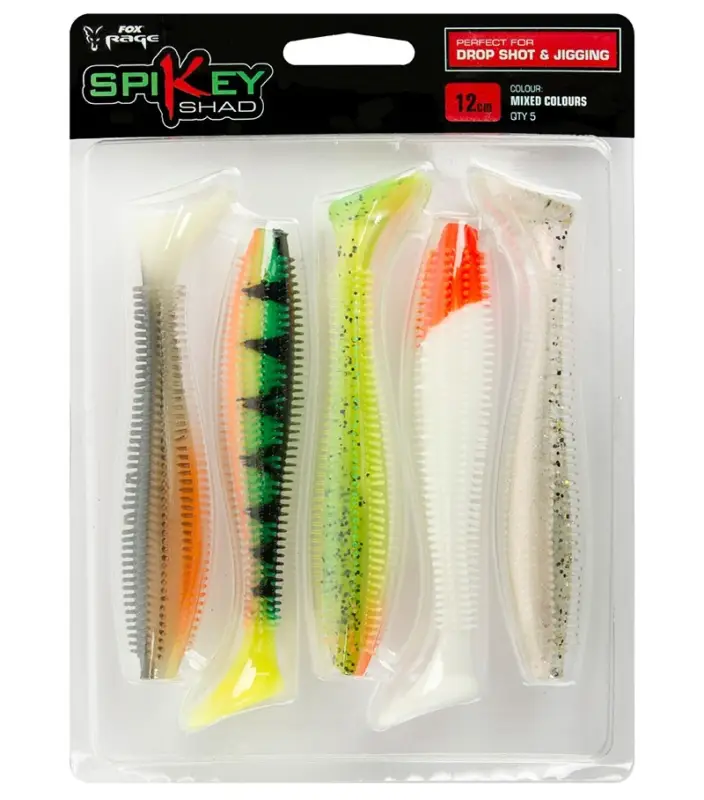 Shad Fox Rage Spikey, Mixed Colours, 12cm, 5buc/plic Preț mic