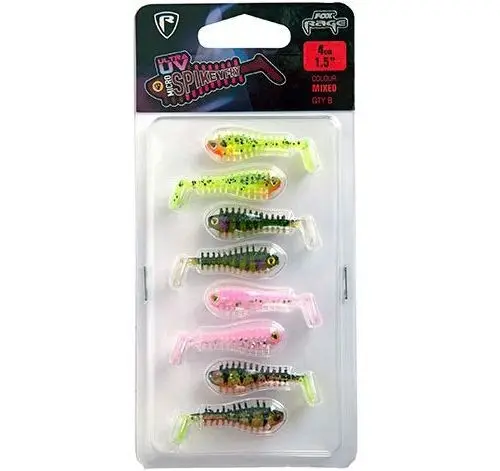 Shad Fox Rage UV Micro Spikey, 4cm, 8buc/plic Cel mai vândut