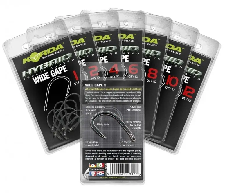 Carlige Korda Wide Gape, 10buc/plic Doar azi