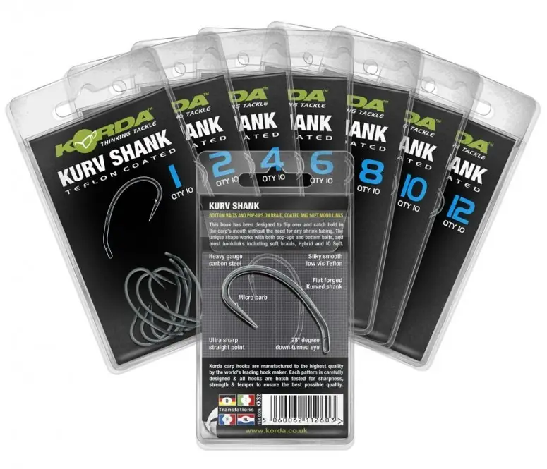 Carlige Korda Kurv Shank, 10buc/plic Ofertă exclusivă