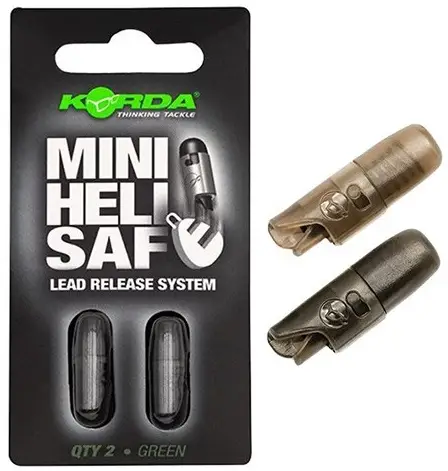 Sistem Clips Korda Plumb Pierdut Heli Safe Lead Release Verde, 2buc/blister Plată sigură