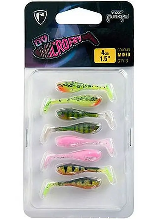 Bestseller Shad Fox Rage UV Micro Fry, 4cm, 8buc/plic