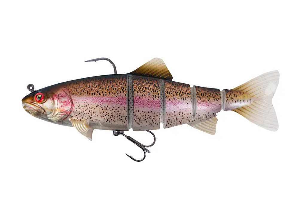 Swimbait FOX Rage Replicant Trout Jointed Shallow, Supernatural Rainbow Trout, 23cm, 158g Transport gratuit
