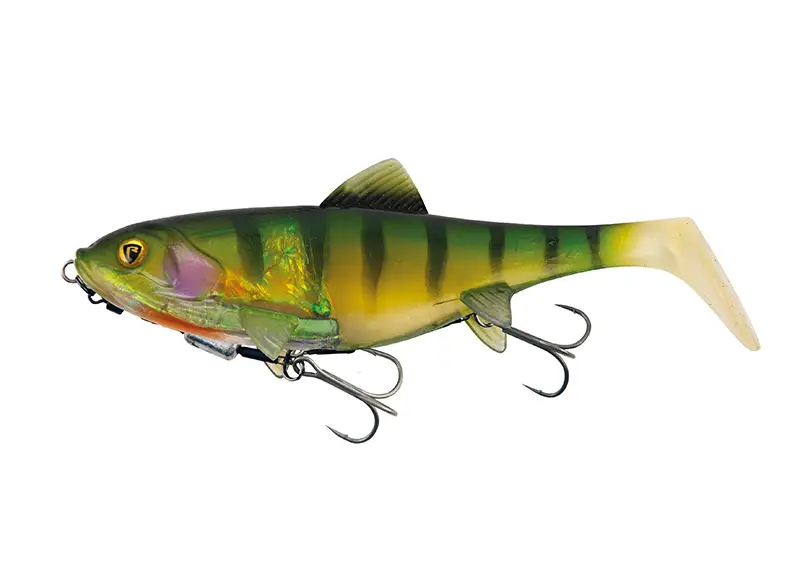 Promoție Swimbait Fox Rage Replicant Shallow Legend Colors, UV Stickleback, 23cm, 125g