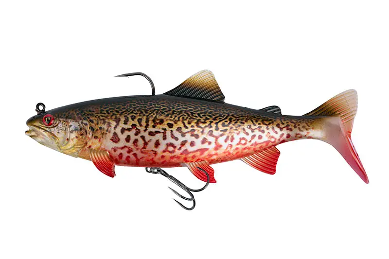 Ieftin Swimbait Replicant Fox Rage Realistic Trout, Supernatural Tiger Trout, 23cm, 155g