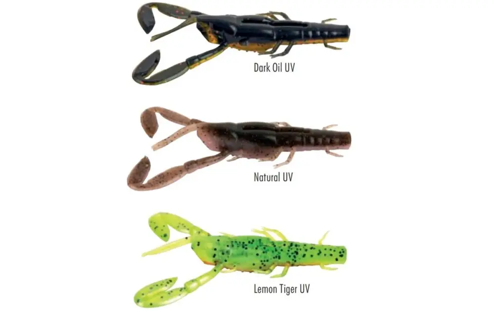 Reducere Kit Shad Fox Rage Critter UV Mixed Colour, 7cm, 3buc/plic