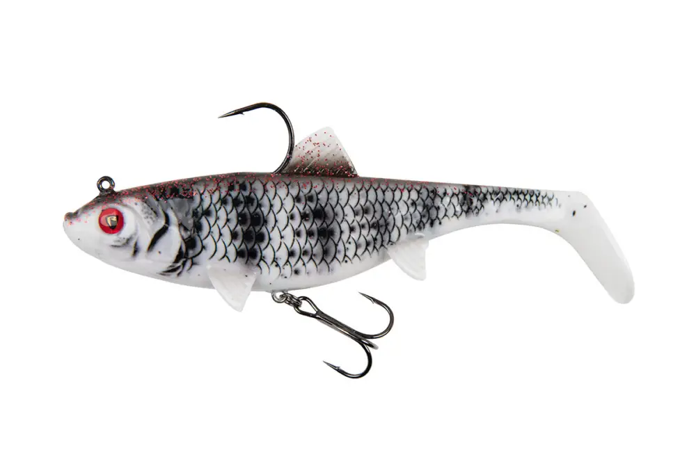 Swimbait Fox Rage Realistic Replicant Softbait, Zebra UV, 7.5cm, 10g Nu rata