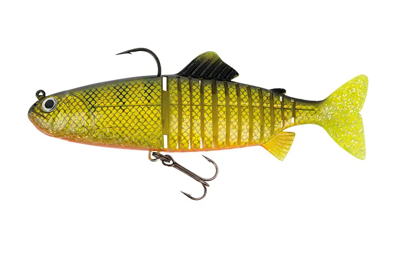 Livrare gratuită Swimbait FOX Rage Replicant Jointed, UV Natural Perch, 23cm, 130g
