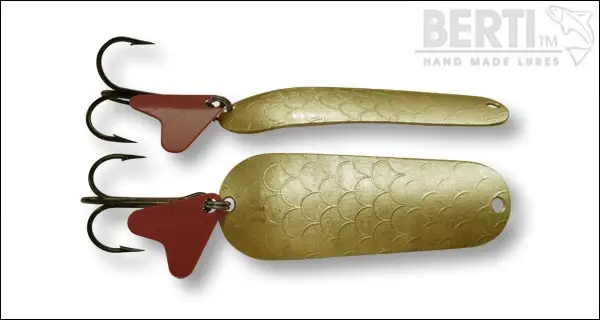 Cel mai bun preț Lingura oscilanta Bertilure Piscot Nr. 2 amprenta Solzi culoare Gold 11 grame