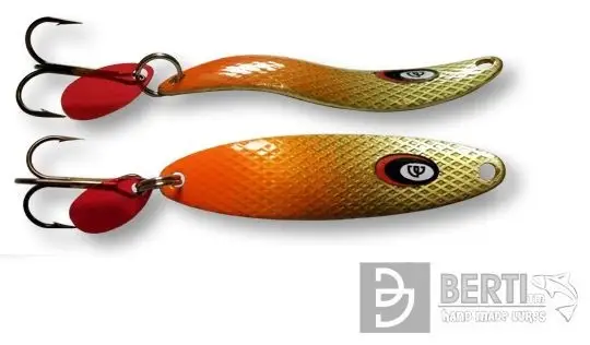Lingurita Oscilanta Berti Taifun Nr.1, Orange Tail, 53mm, 5g Cumpărături sigure
