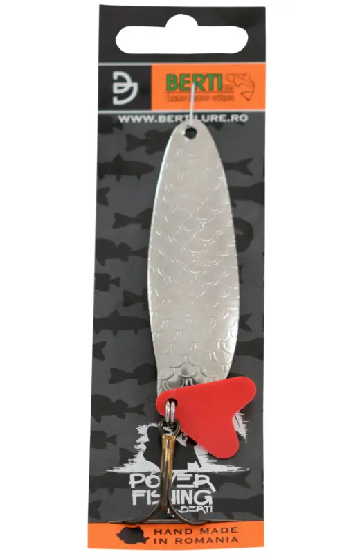 Lingura Oscilanta Bertilure ESe Nr. 2, Amprenta Solzi, Culoare Silver, 8cm, 9g Cumpără online