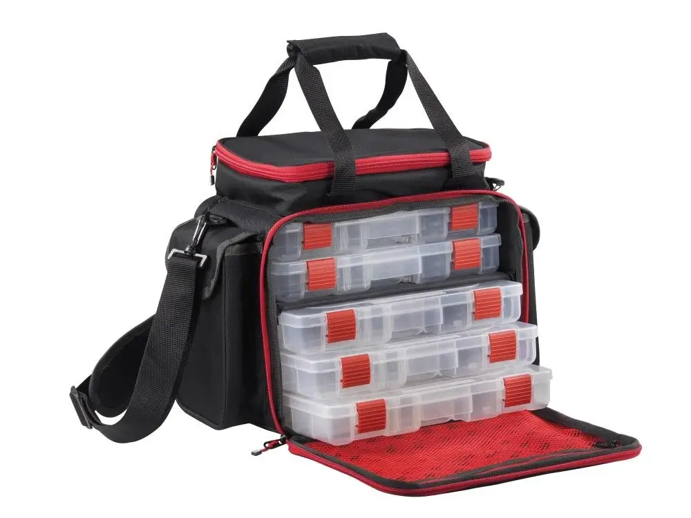 Bestseller Geanta Abu Garcia XL Lure Bag Pike (7 cutii incluse), 47x24x30cm