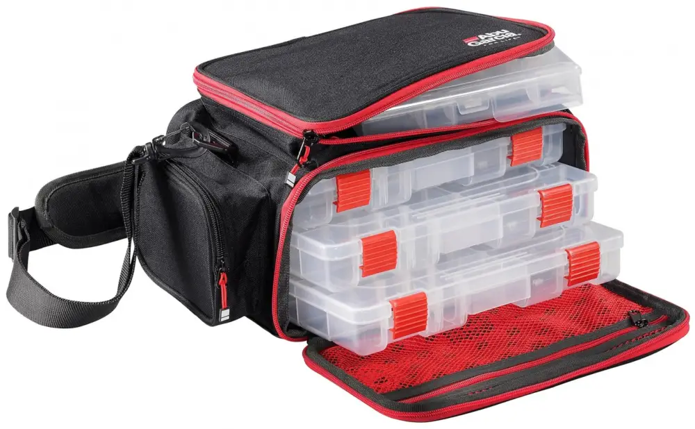 Geanta Abu Garcia Mobile Lure Bag + 4 Cutii Naluci, 36x21x20cm Preferatul clienților