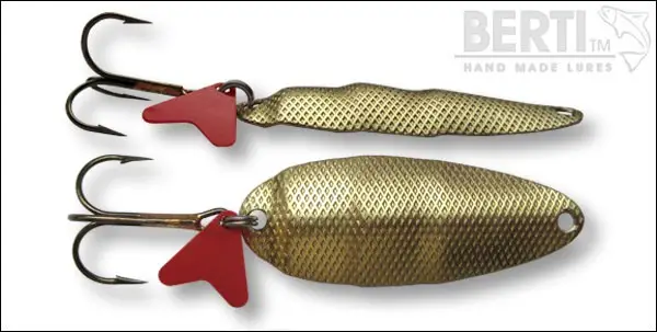 Ofertă specială Lingura Oscilanta Bertilure Odette Nr. 1 Amprenta Patrate Culoare Gold 6 Grame