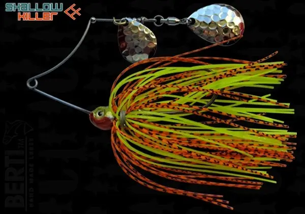 Cumpără acum Spinnerbait Berti Shallow Killer Colorado Colorado, Portocaliu/Negru/Chartreuse, 11g