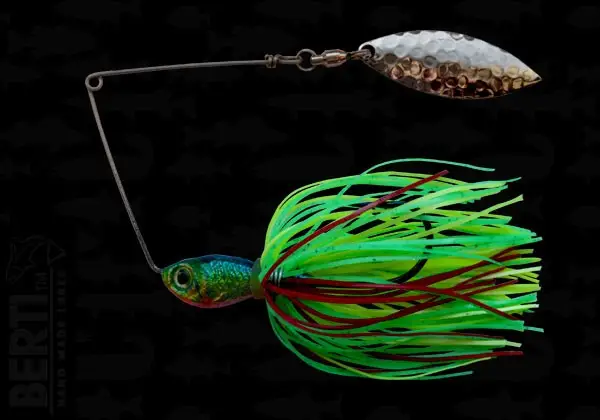 Bertilure Spinnerbait Salcie nr.2 11gr Skirt Siliconic Fire Tiger Premium