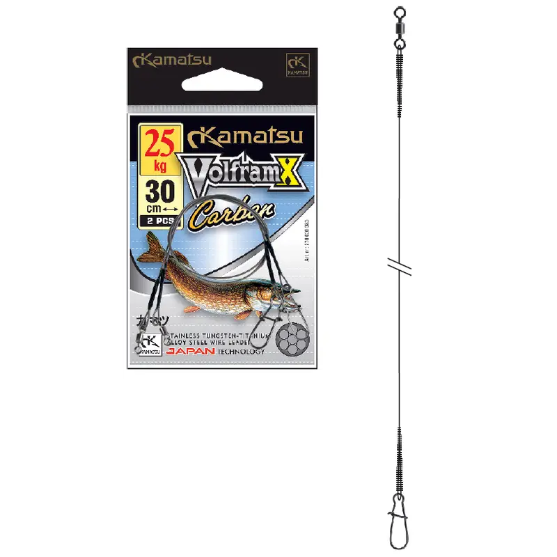 Preț redus Struna konger Volfram X Carbon Leader 30cm, 2buc/plic