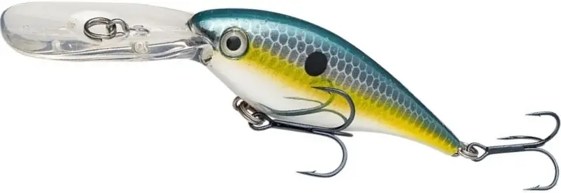 Bestseller Vobler Strike King Lucky Shad Pro Model Sinking, Chrome Sexy Shad, 7.6cm, 14.2g
