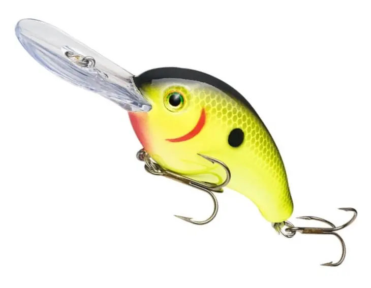 Vobler Strike King Pro-Model Series 5 Floating, Black Back Chartreuse, 10.5cm, 17.7g Mai ieftin
