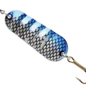 Lingurita Oscilanta Abu Garcia Atom, S/Blue Flash, 7.5cm, 20g Preferatul clienților