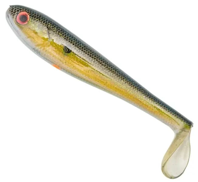 Doar azi Shad Strike King Shadalicious, Culoare Clear Sexy Shad, 14cm, 5buc/plic