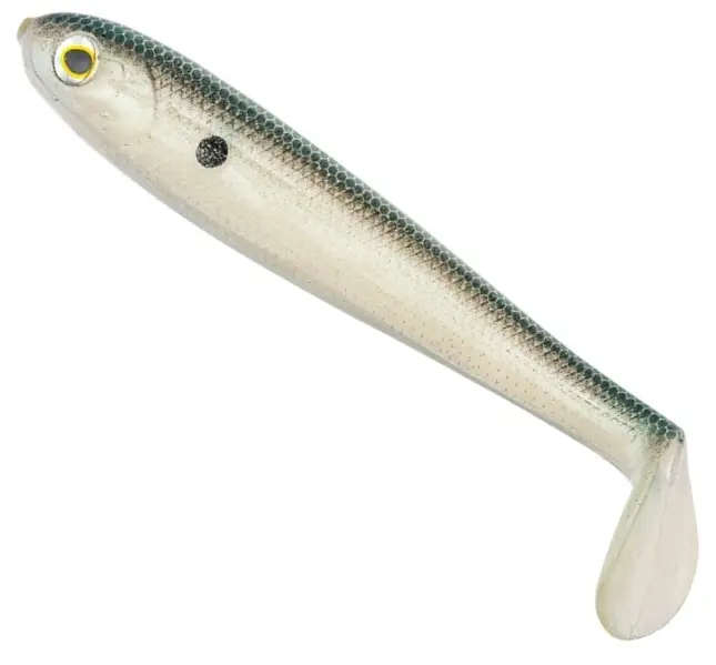 Shad Strike King Shadalicious, Culoare Green Gizzard, 14cm, 5buc/plic Retur ușor
