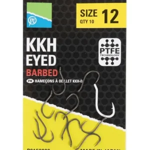 Calitate înaltă Carlige Preston KKH Eyed Barbed, 10buc/plic